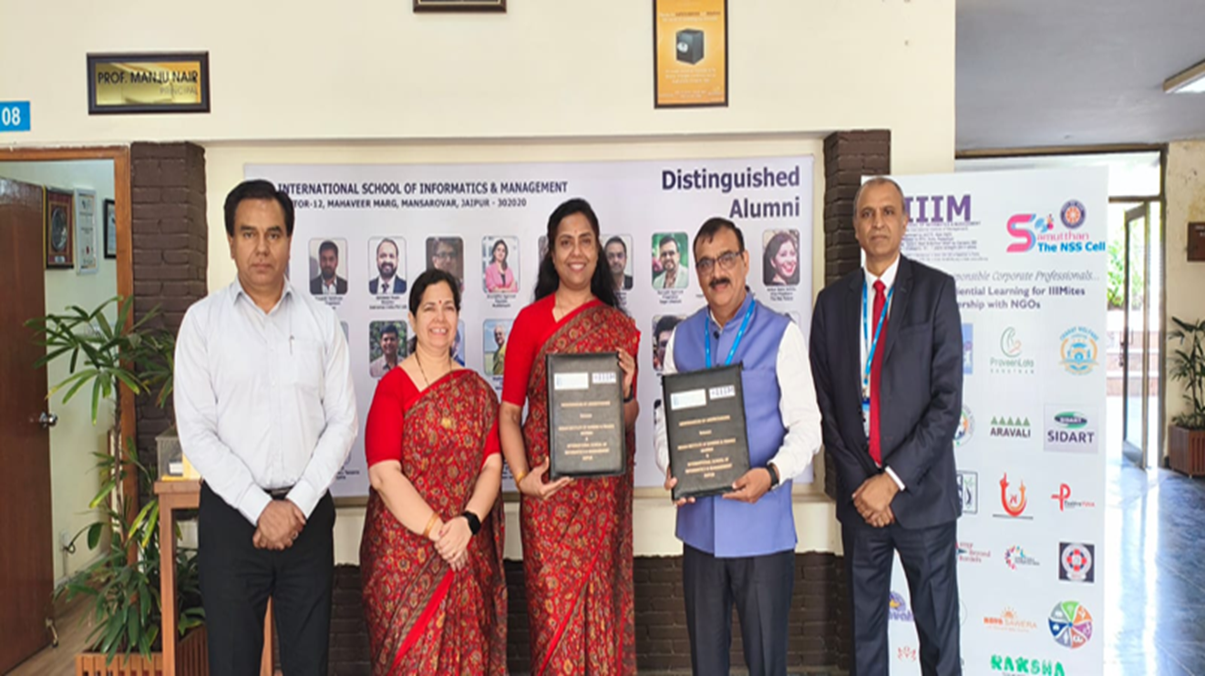 MoU Exchange with International School of Informatics & Management, Jaipur